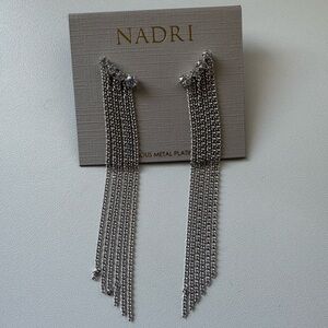 Nadri Cleo Fringe Drop Earrings